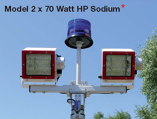 TF200E T - 2 x 70w HP Sodium Lamp