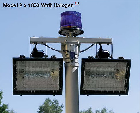 TF300E T 2 x 1000w Halogen Lamps
