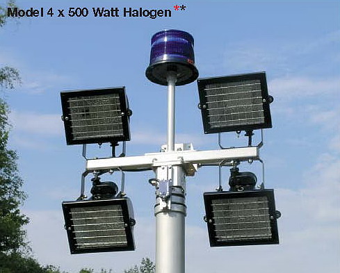 TF300E T 4 x 500w Halogen Lamps