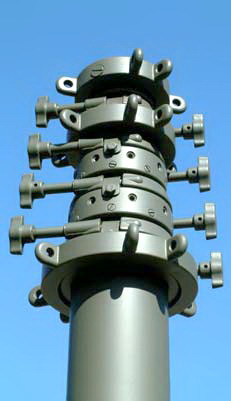 Clark Masts MT series portable telescopic mast