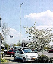 Clark Masts PT Series portable mast - Vehicle Mounted