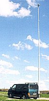 Clark Masts PT Series portable mast - Vehicle Mounted